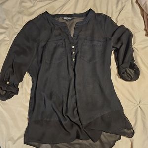 Sheer blouse from express size medium